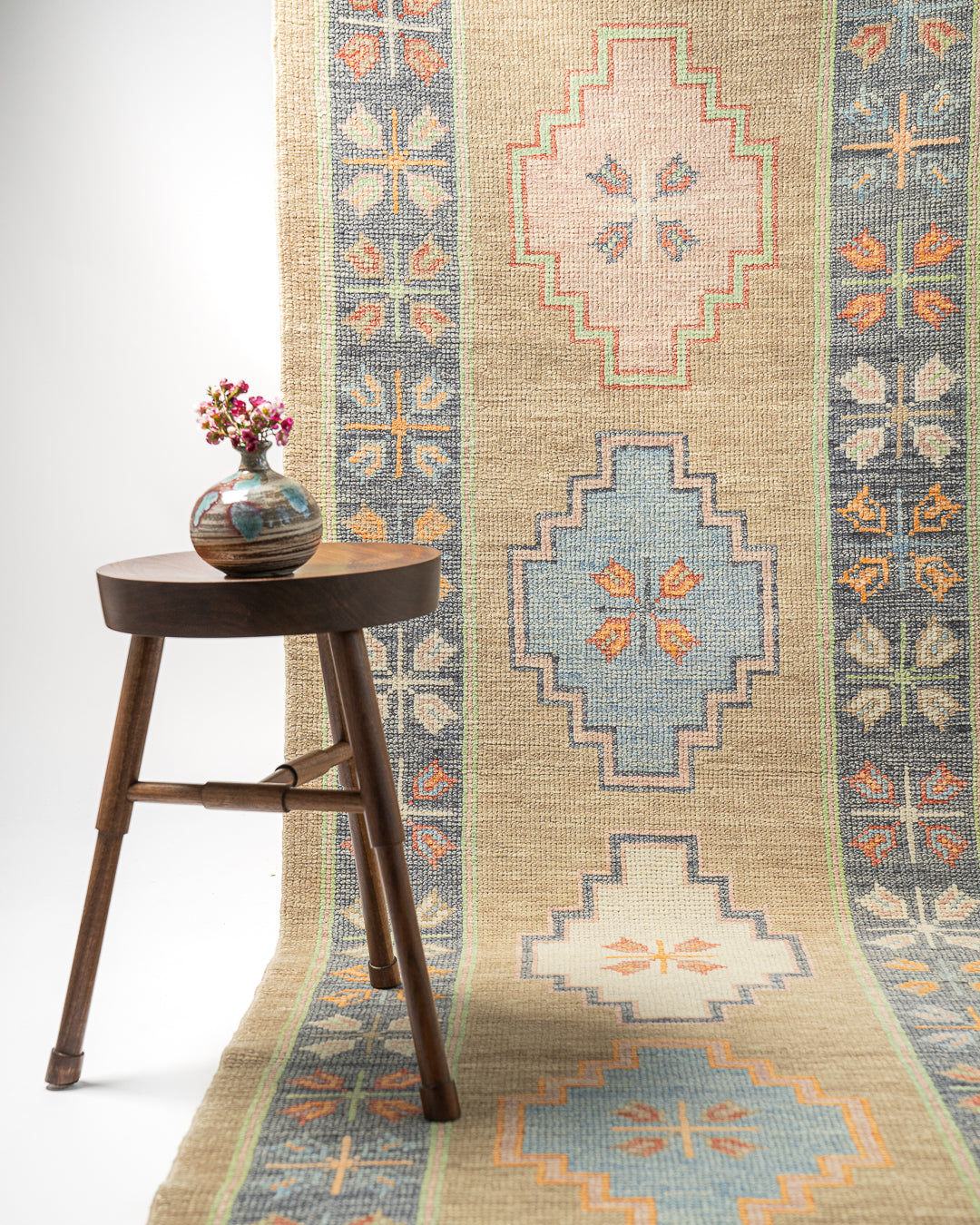 Genuine Oushak Oriental Runner, R10013