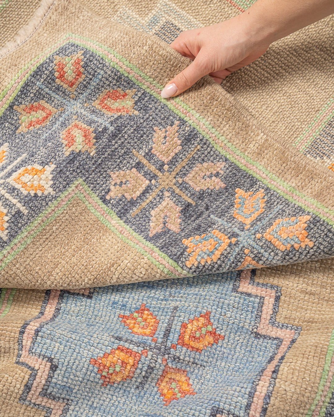 Genuine Oushak Oriental Runner, R10013