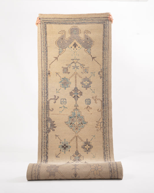 Genuine Oushak Oriental Runner, R10025