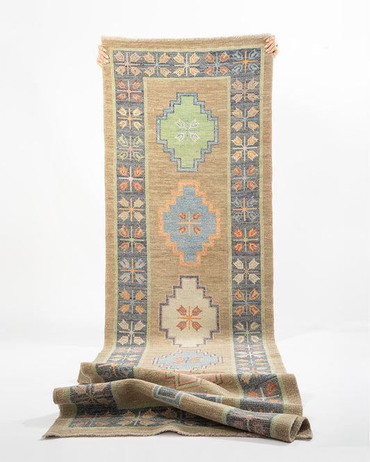 Genuine Oushak Oriental Runner, R10013